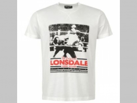 Lonsdale, biele pánske tričko 